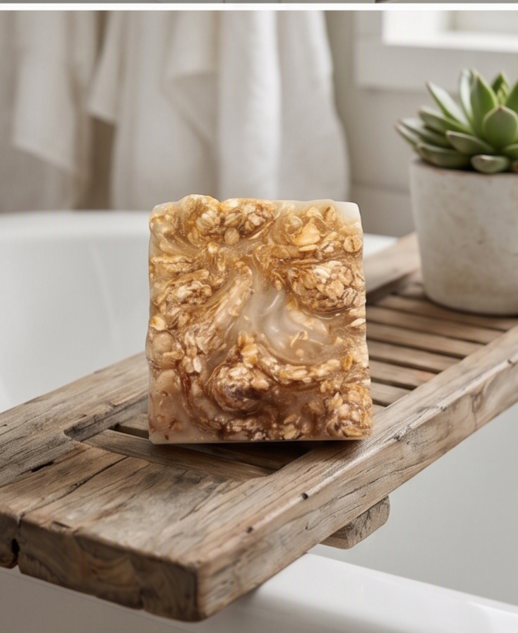 Artisanal Botanical Oat Soap Bar