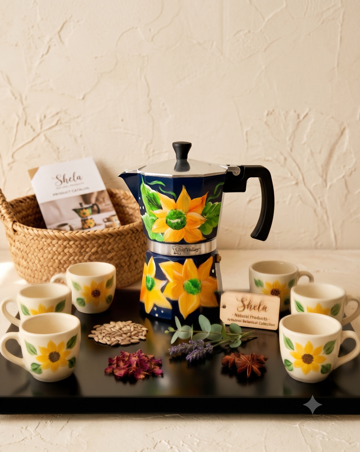 Artisanal Botanical Coffee Maker