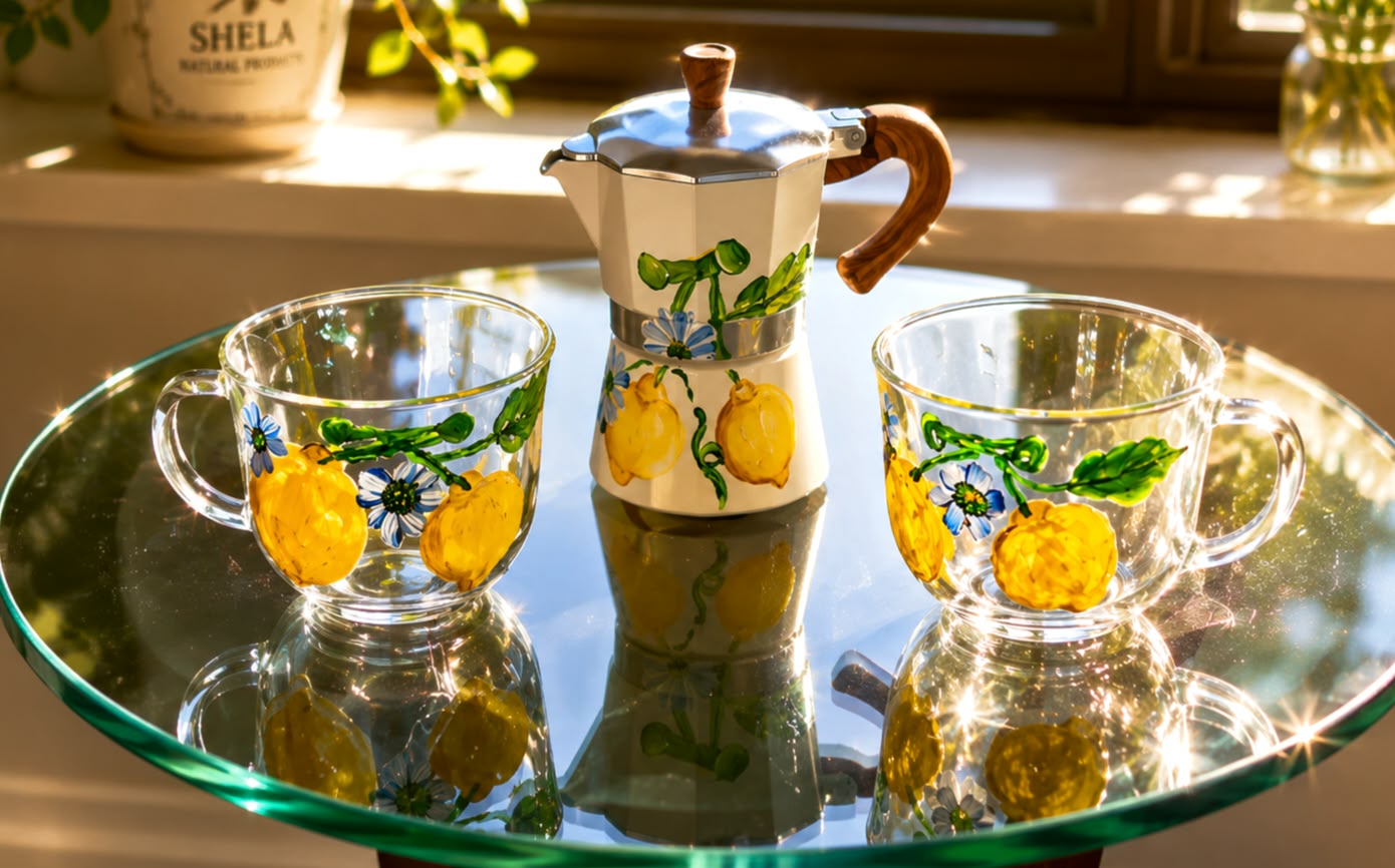 Artisanal Botanical Coffee Maker